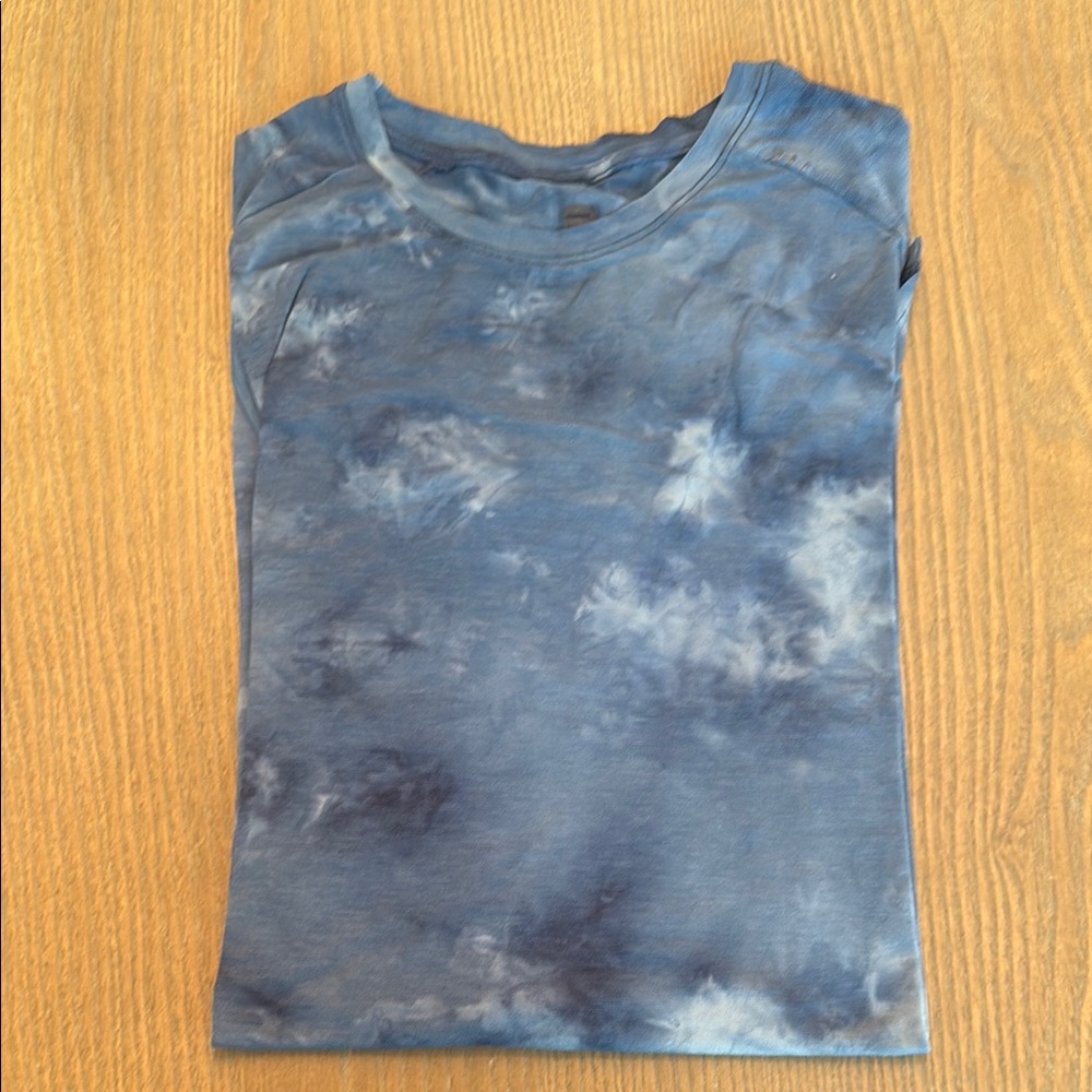 Blue lululemon Tie-Dye Shirt